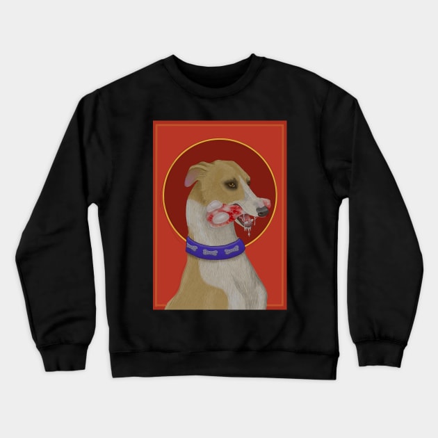 Whippet Crewneck Sweatshirt by Artbychb